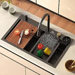 Waterfall Kitchen Sink